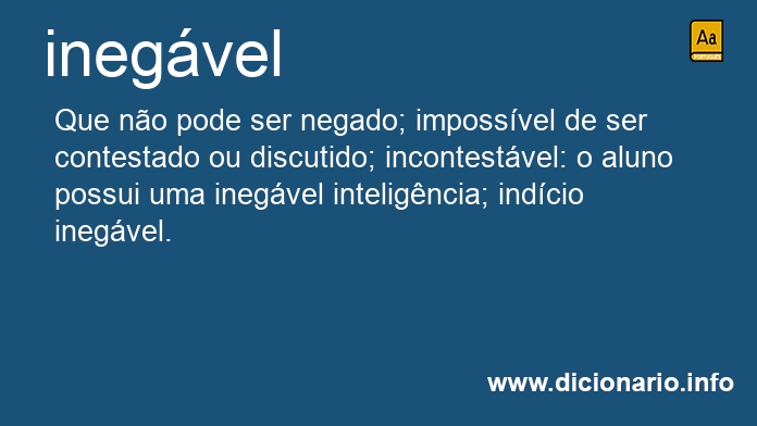 Significado de inegveis