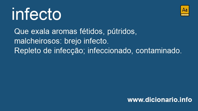 Significado de infecto