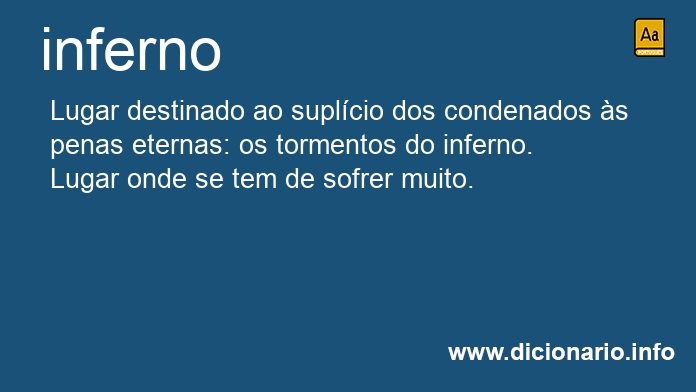 Significado de inferno