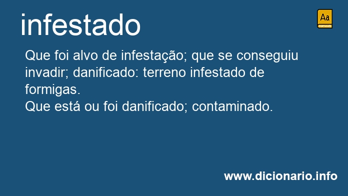 Significado de infestado