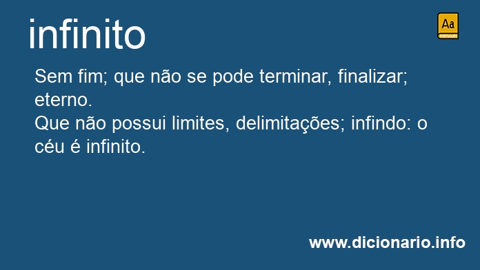 Significado de infinita