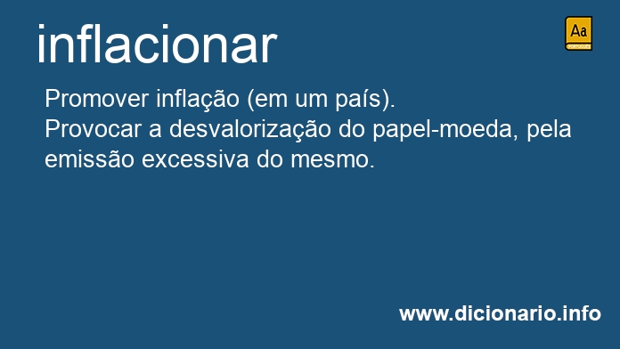 Significado de inflacionar