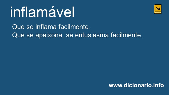 Significado de inflamvel