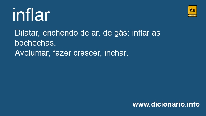 Significado de inflar