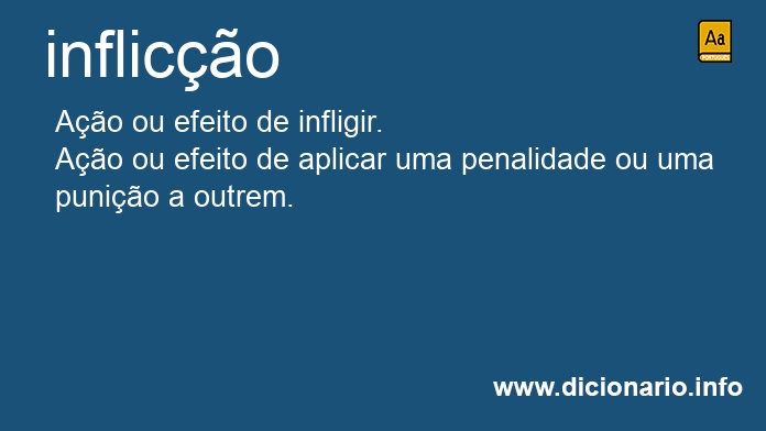 Significado de inflices
