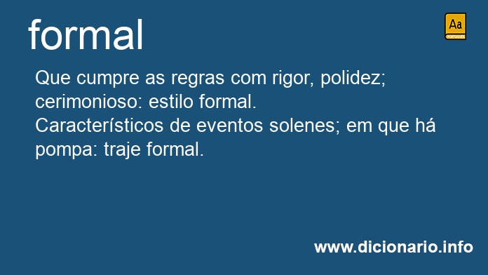Significado de informalmente