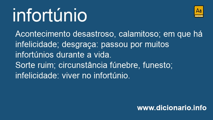 Significado de infortnio