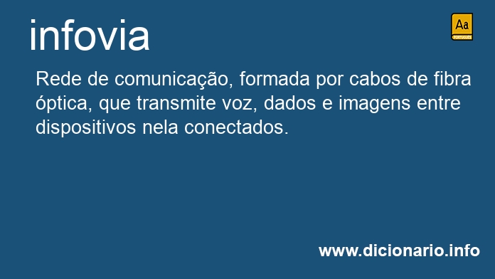 Significado de infovias