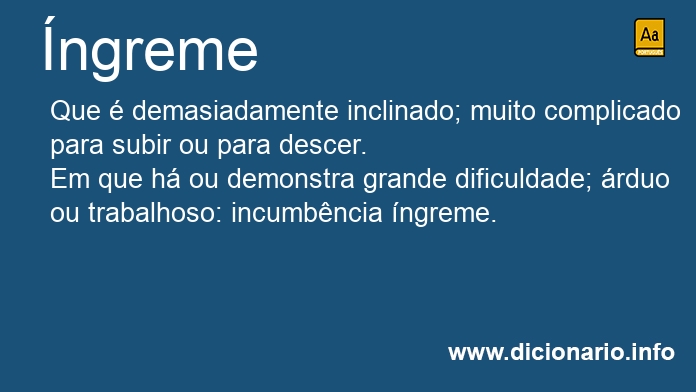 Significado de ngreme