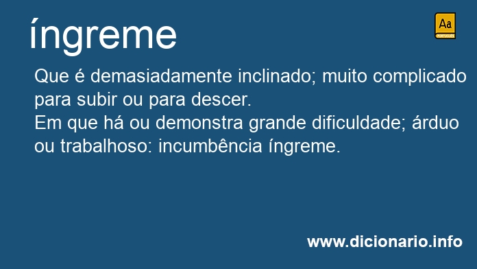 Significado de ngremes