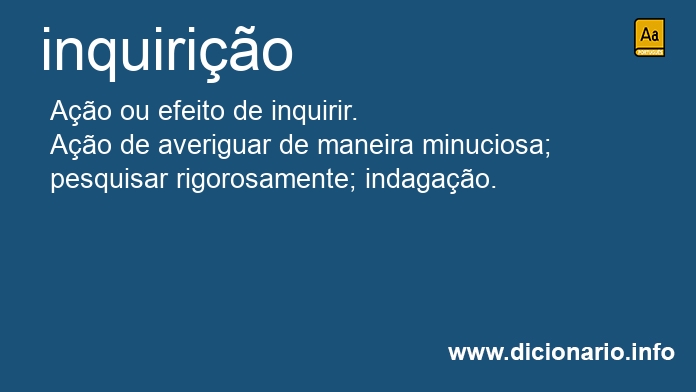 Significado de inquiries