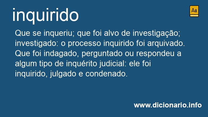 Significado de inquirida