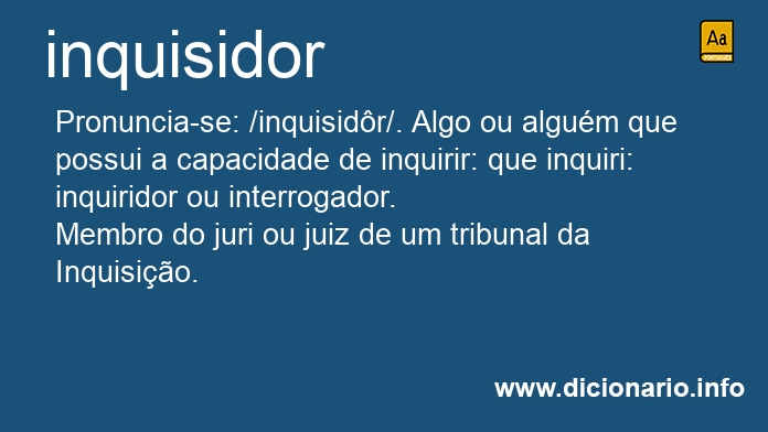 Significado de inquisidor