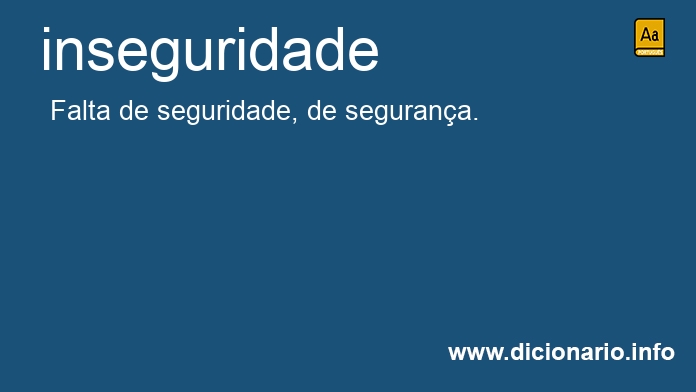 Significado de inseguridade