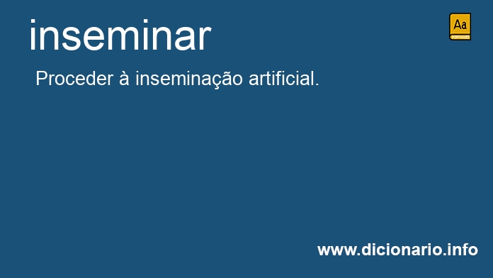 Significado de inseminar