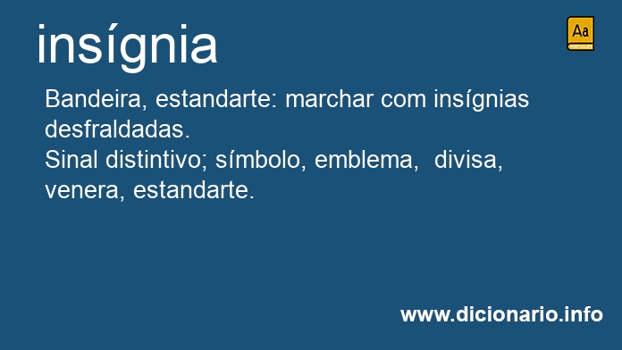 Significado de insgnia