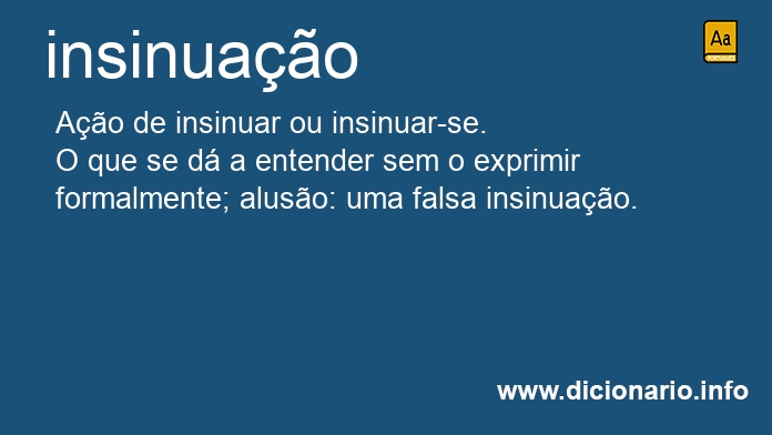 Significado de insinuaes