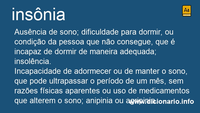 Significado de insnia