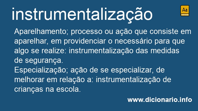 Significado de instrumentalizao