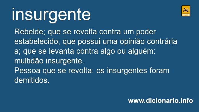 Significado de insurgentes