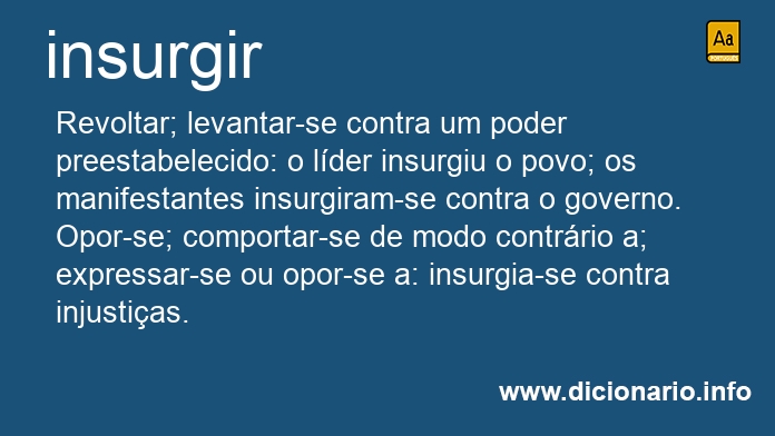 Significado de insurgido