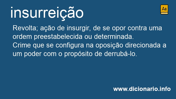 Significado de insurreio