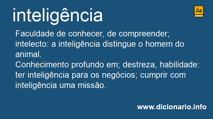 Significado de inteligncia