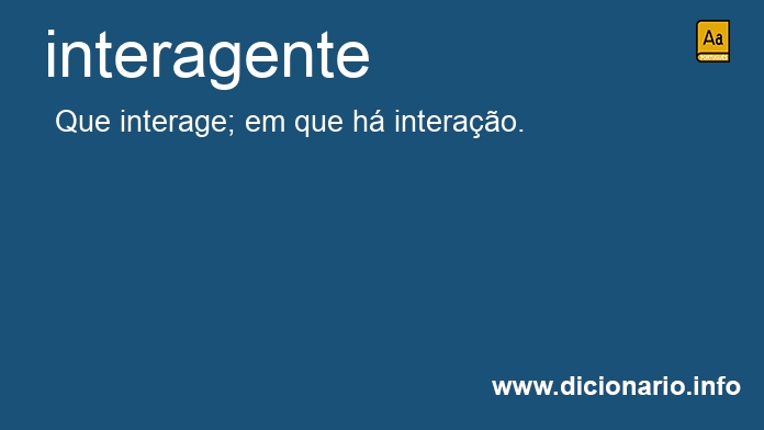 Significado de interagentes