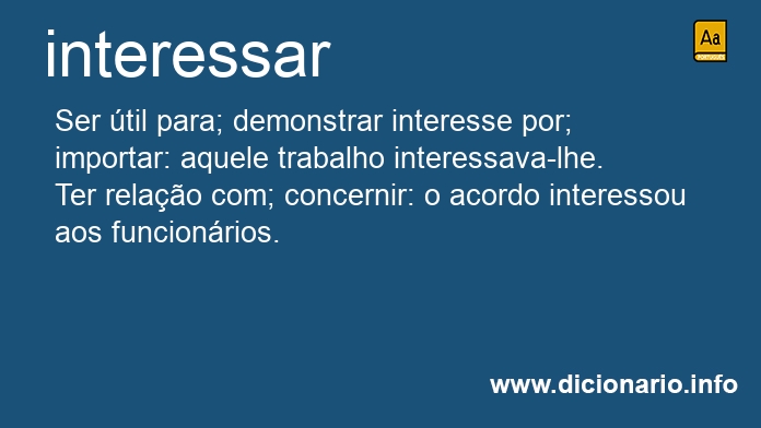 Significado de interessarei