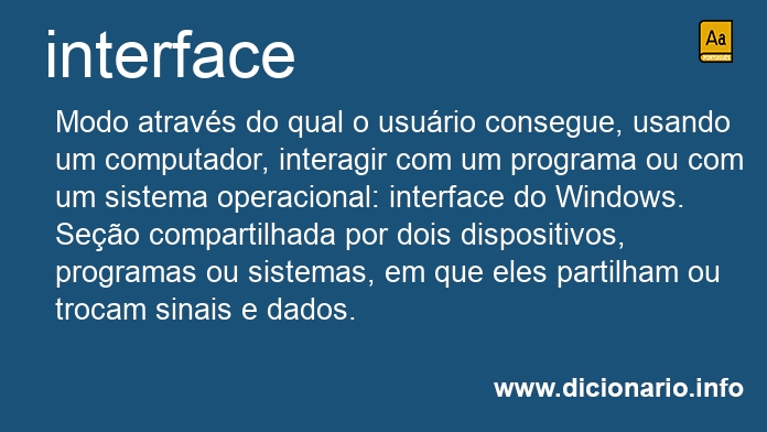 Significado de interfaces