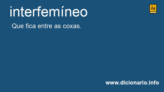 Significado de interfemneo