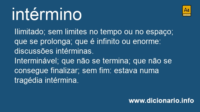 Significado de intrmino