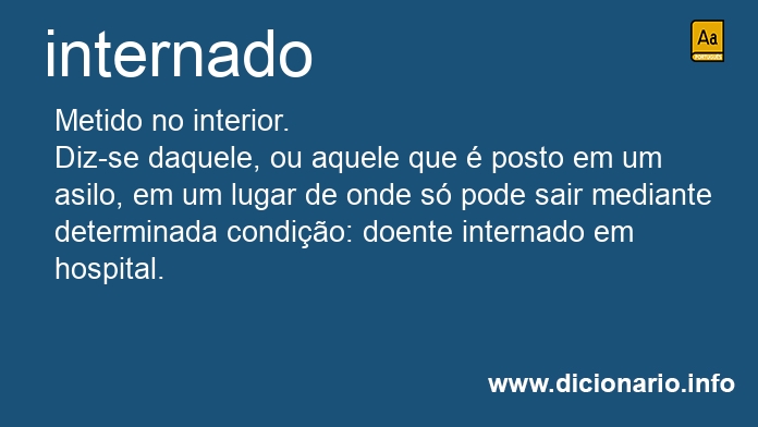 Significado de internado