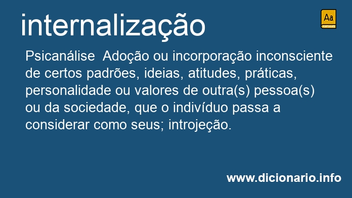 Significado de internalizao