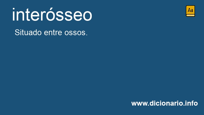 Significado de intersseo