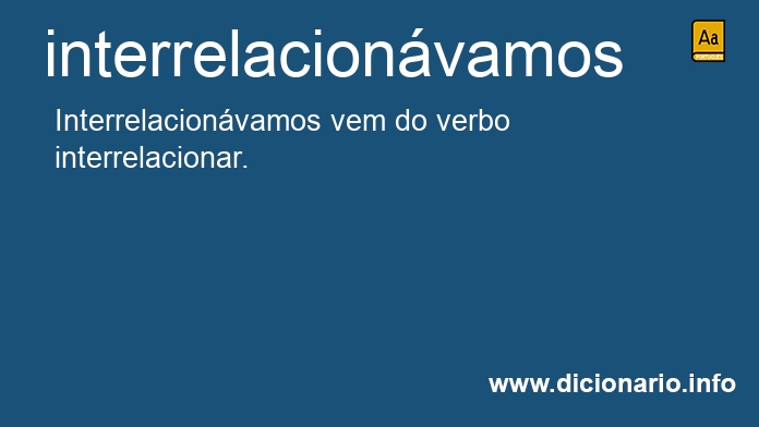 Significado de interrelacionvamos