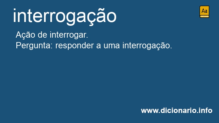 Significado de interrogaes