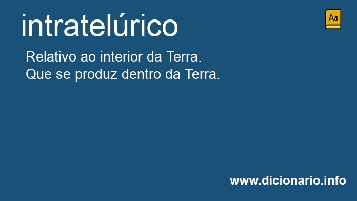 Significado de intratelrico