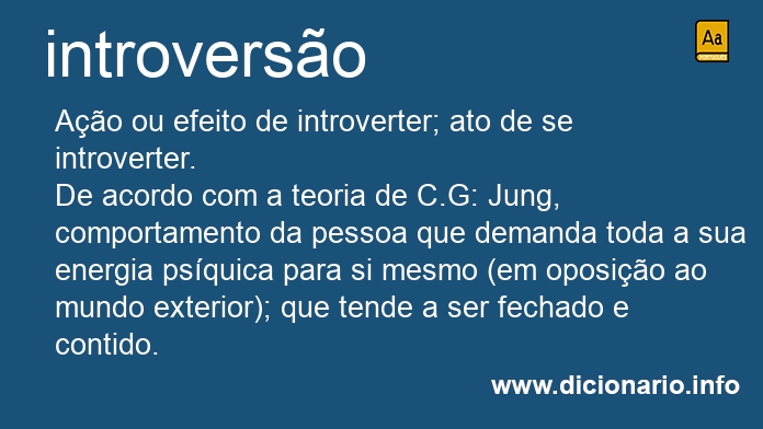 Significado de introverso