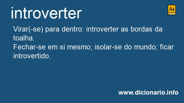 Significado de introverter