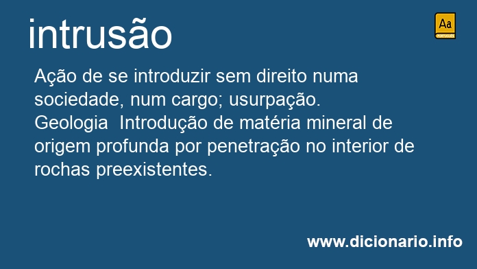 Significado de intruso