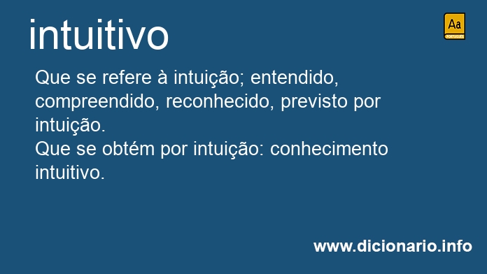 Significado de intuitiva