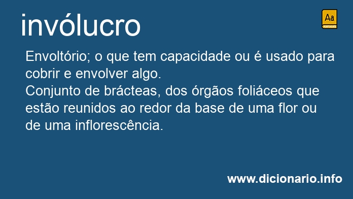 Significado de invlucro