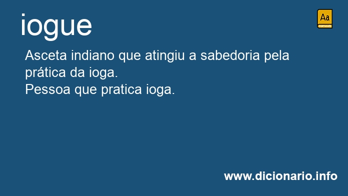 Significado de iogues