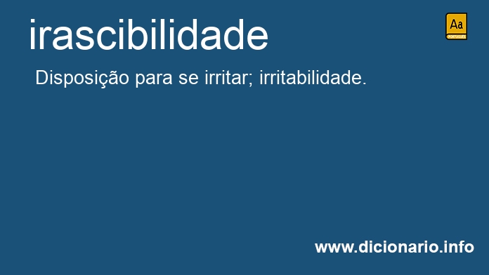 Significado de irascibilidades