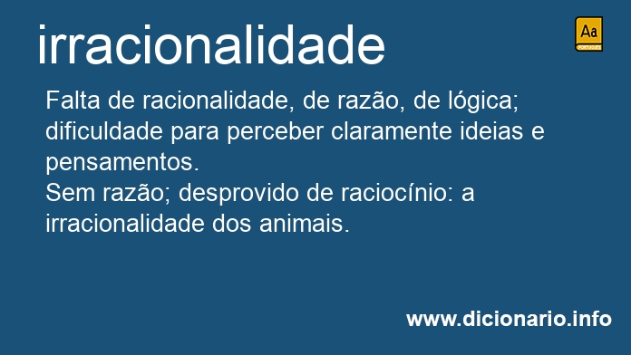 Significado de irracionalidade