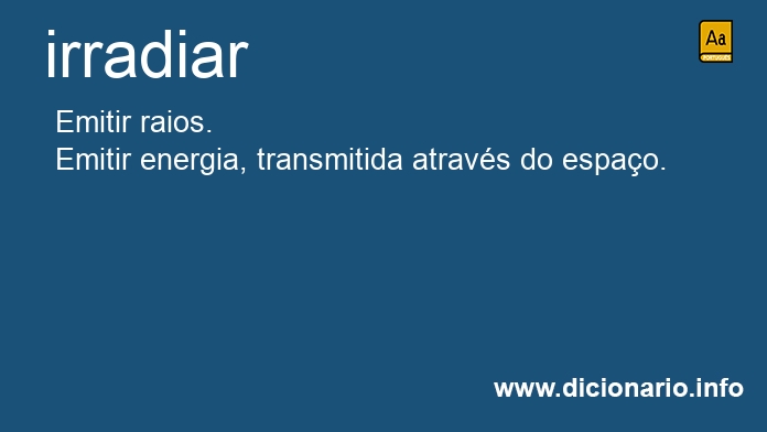 Significado de irradio