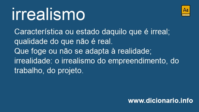 Significado de irrealismo