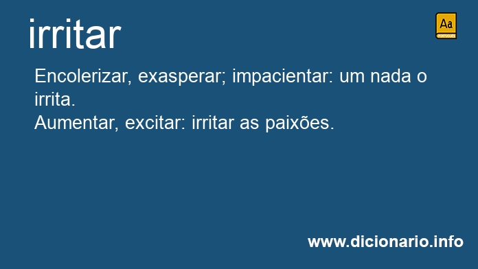 Significado de irritai