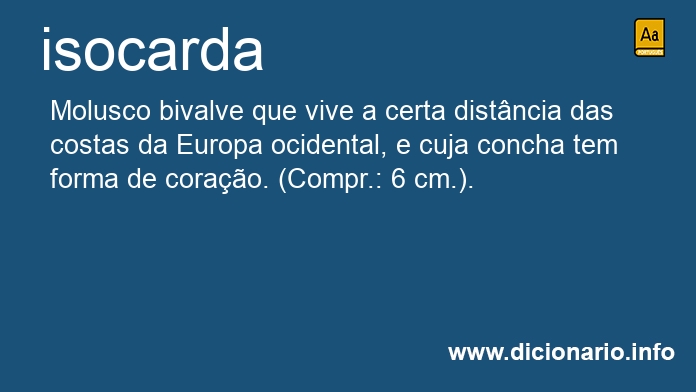 Significado de isocarda